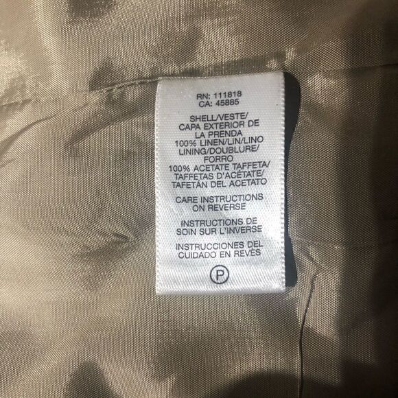 Michael Kors 100% LINEN big button jacket - Picture 5 of 6